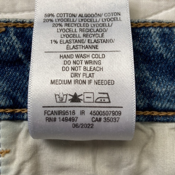 Anthropologie Favorite Daughter The JORDIE Denim Mini Skirt 24 XS NEW With Tag - Picture 8 of 17